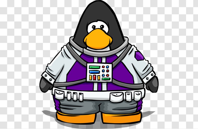 Club Penguin Space Suit - Flightless Bird - Costume Transparent PNG