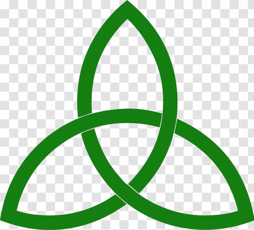 Triquetra Celtic Knot Religious Symbol Drawing - Green - Lost Transparent PNG