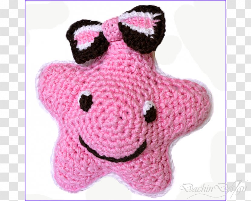 Stuffed Animals & Cuddly Toys Crochet Wool Pink M Pattern - Woolen - Amigurumi Transparent PNG