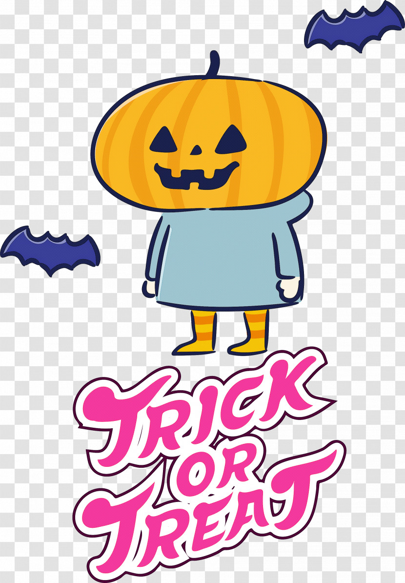 TRICK OR TREAT Happy Halloween Transparent PNG