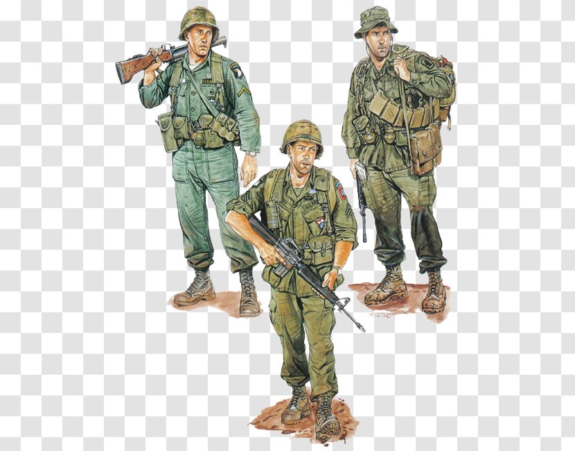 Military History Of Australia During The Vietnam War Soldier Airborne - Camouflage Transparent PNG