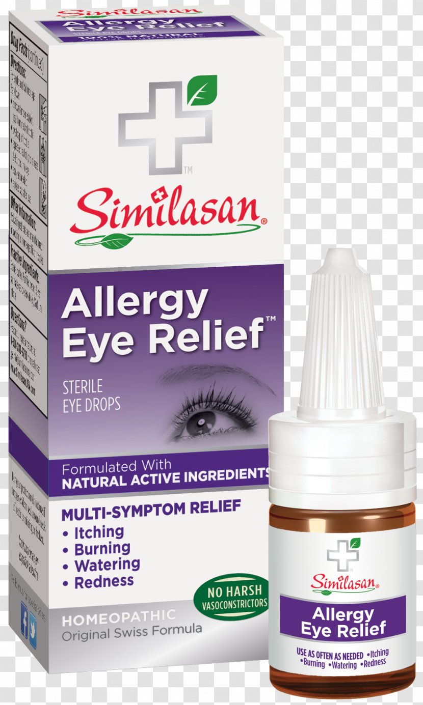 Eye Drops & Lubricants Similasan Allergy Relief Dry - Hair Coloring Transparent PNG
