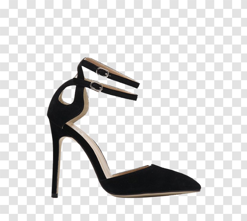 Suede Heel Shoe Sandal - Pump Transparent PNG