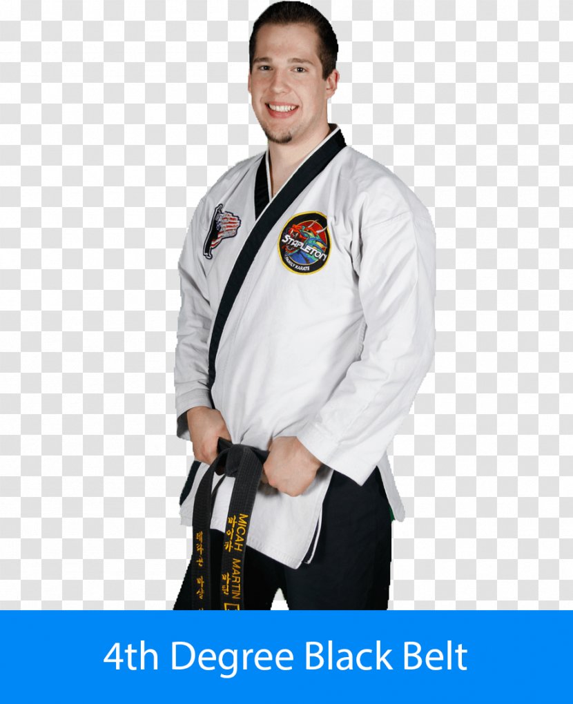 Dobok Tang Soo Do Taekwondo Karate ATA Martial Arts - Neck Transparent PNG