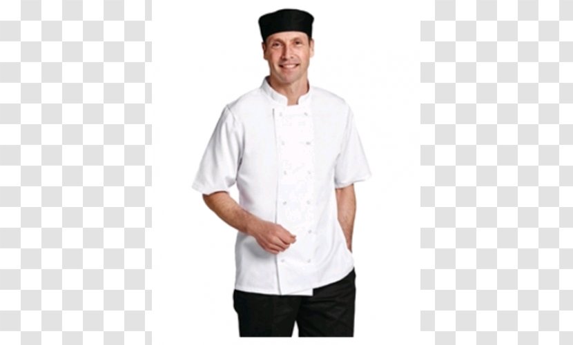 Chef's Uniform Sleeve Clothing Jacket - White - Chef Transparent PNG