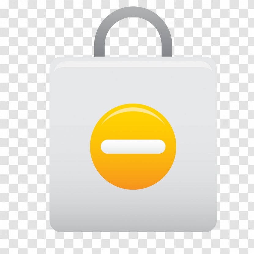 Brand Yellow Font - Rectangle - White Model Lock Transparent PNG