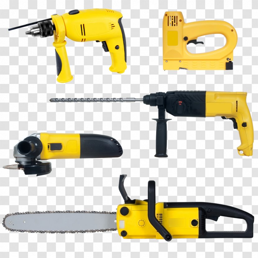 Power Tool Cordless Clip Art - Drill - Handsaw Transparent PNG