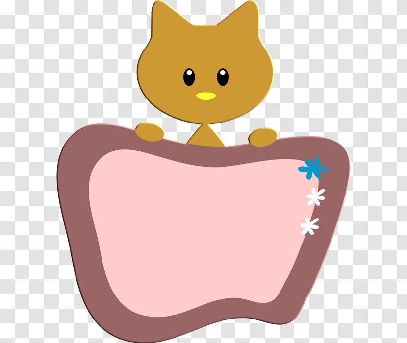 Kitten Whiskers Cat Label Transparent PNG