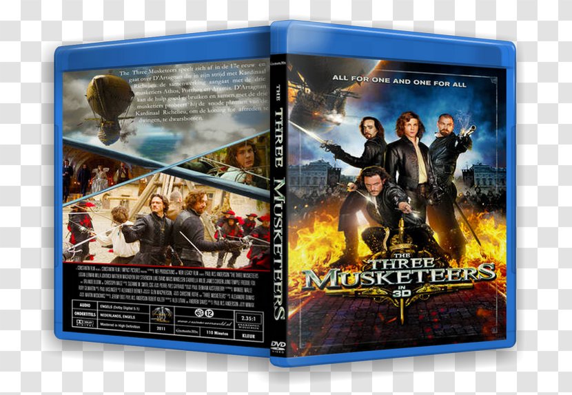 The Three Musketeers Film DVD Art - Four - 3 MUSKETEERS Transparent PNG