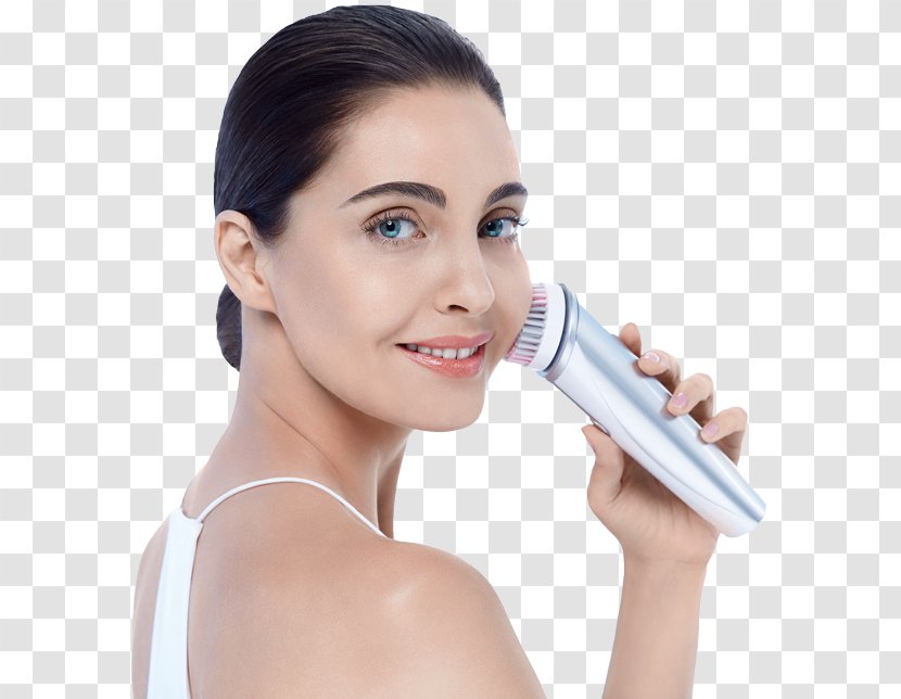 Cleanser Brush System Skin Face - Lip - Model Beauty Transparent PNG