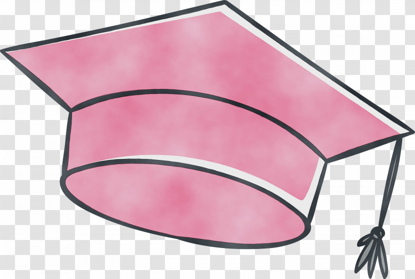 Pink M Angle Table Transparent PNG