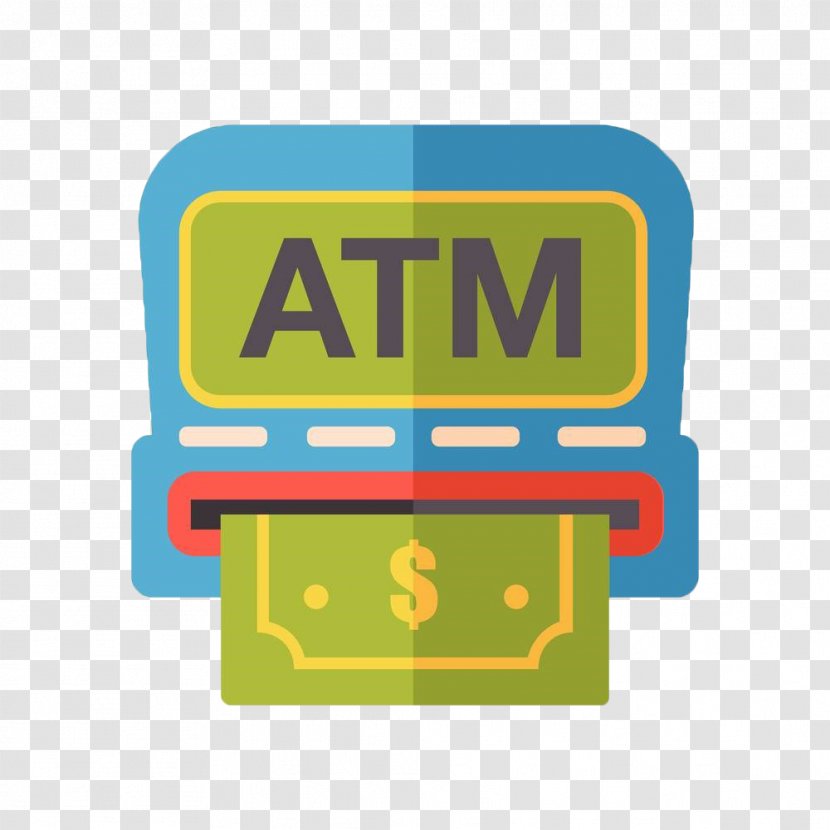 Automated Teller Machine Icon - Credit Card - Hand-painted ATM Ticket Transparent PNG