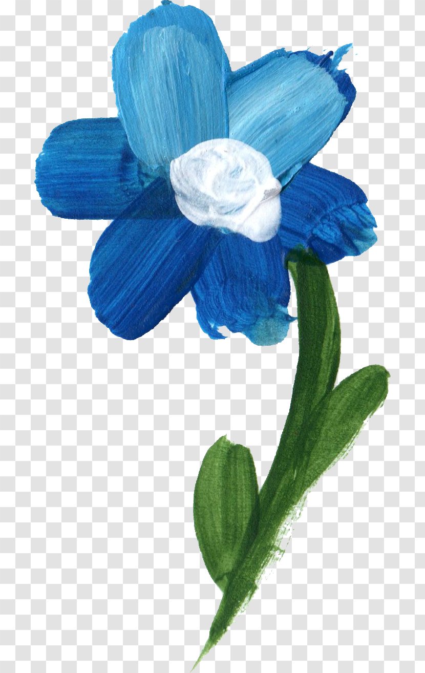 French Hydrangea Cut Flowers Blue Petal - Flower Transparent PNG