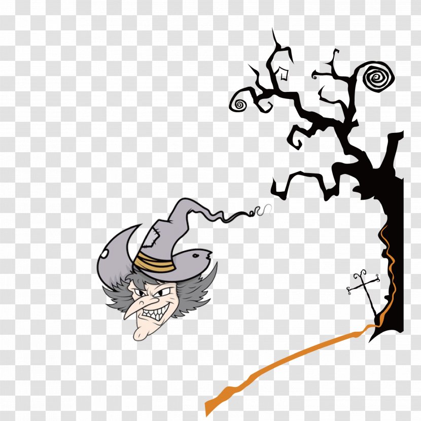 Google Images Clip Art - Text - Witch Tree Transparent PNG