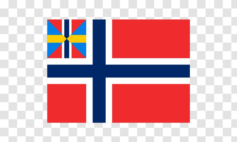 Union Between Sweden And Norway Flag Of - Nordic Cross Transparent PNG