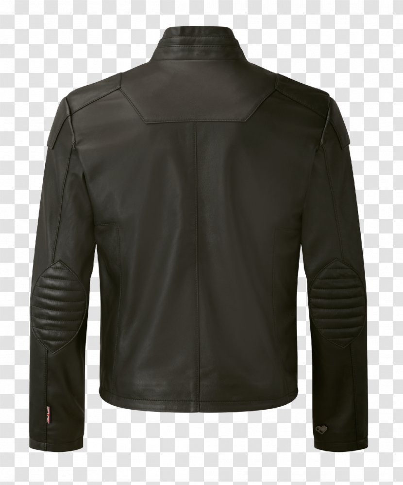 Leather Jacket Flight Clothing - Outerwear - Jackets Transparent PNG