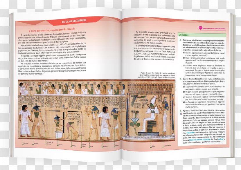 Book Of The Dead Ancient Egyptian Religion Papyrus Ani Thebes - Pensar Transparent PNG
