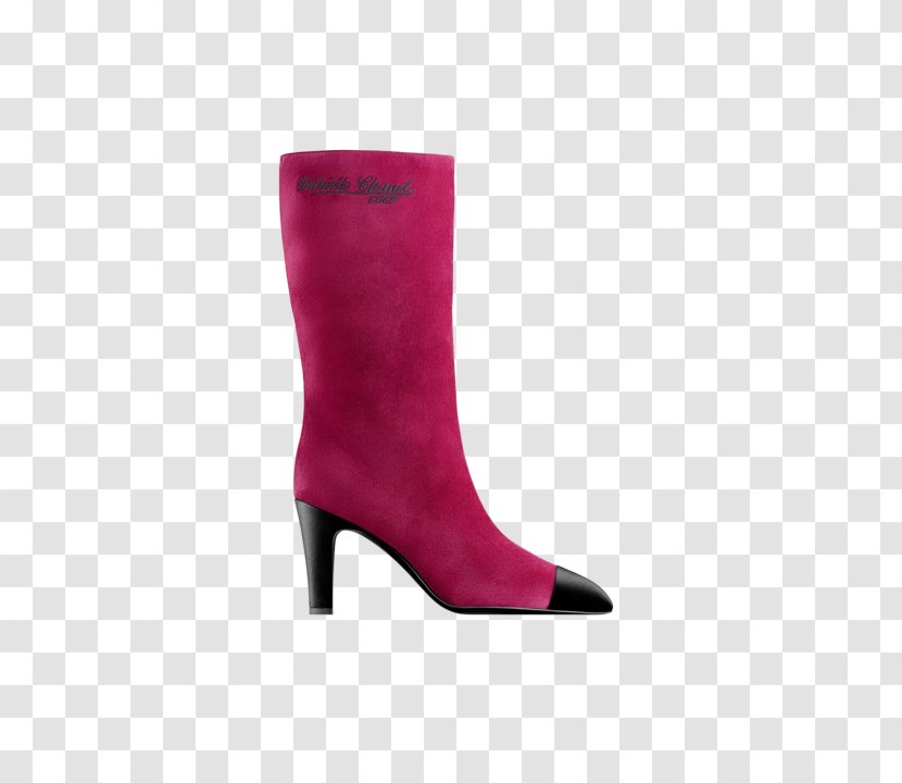 Boot Chanel High-heeled Shoe Botina - Fashion Transparent PNG