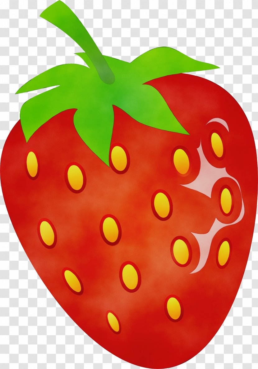 Strawberry - Watercolor - Vegetable Food Transparent PNG
