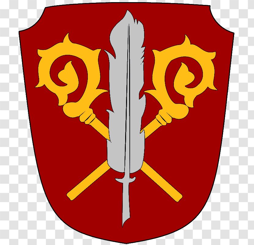 Benediktbeuern Coat Of Arms Crosier Crest Heraldry - Beowulf Grendel Transparent PNG