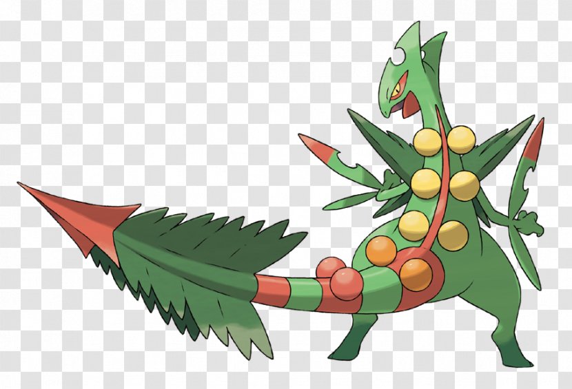 Pokémon Omega Ruby And Alpha Sapphire Sun Moon Sceptile Swampert - Tree - Mythical Creature Transparent PNG
