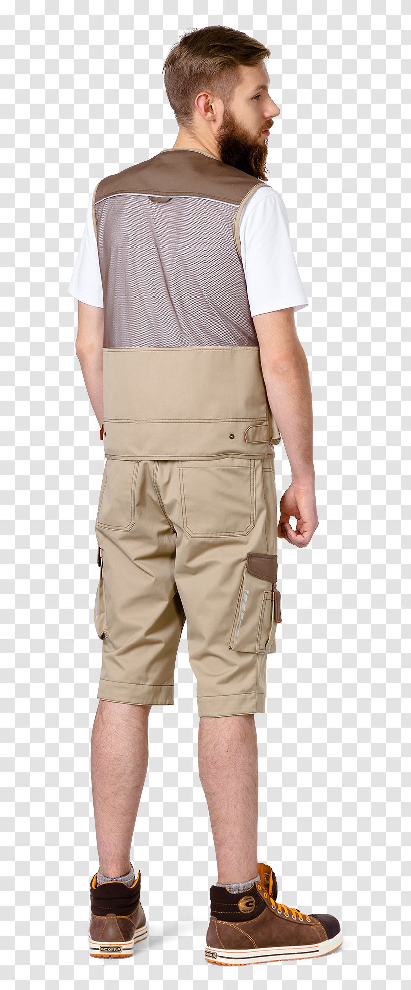 Waistcoat T-shirt Crete Shorts Sleeve - Trousers Transparent PNG