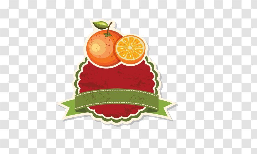 Orange Fruit Auglis - Food - Vintage Border Transparent PNG