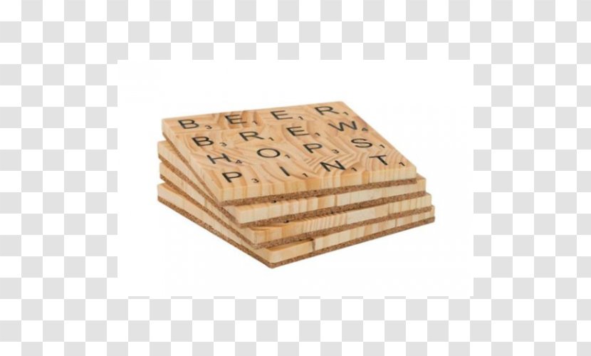 Beer Coasters Scrabble Place Mats Table - Wood Transparent PNG