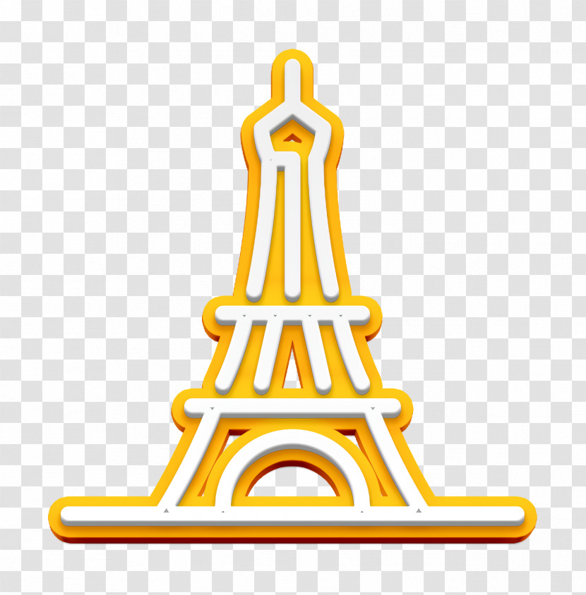 Landmark Icon Monuments Icon Eiffel Tower Icon Transparent PNG