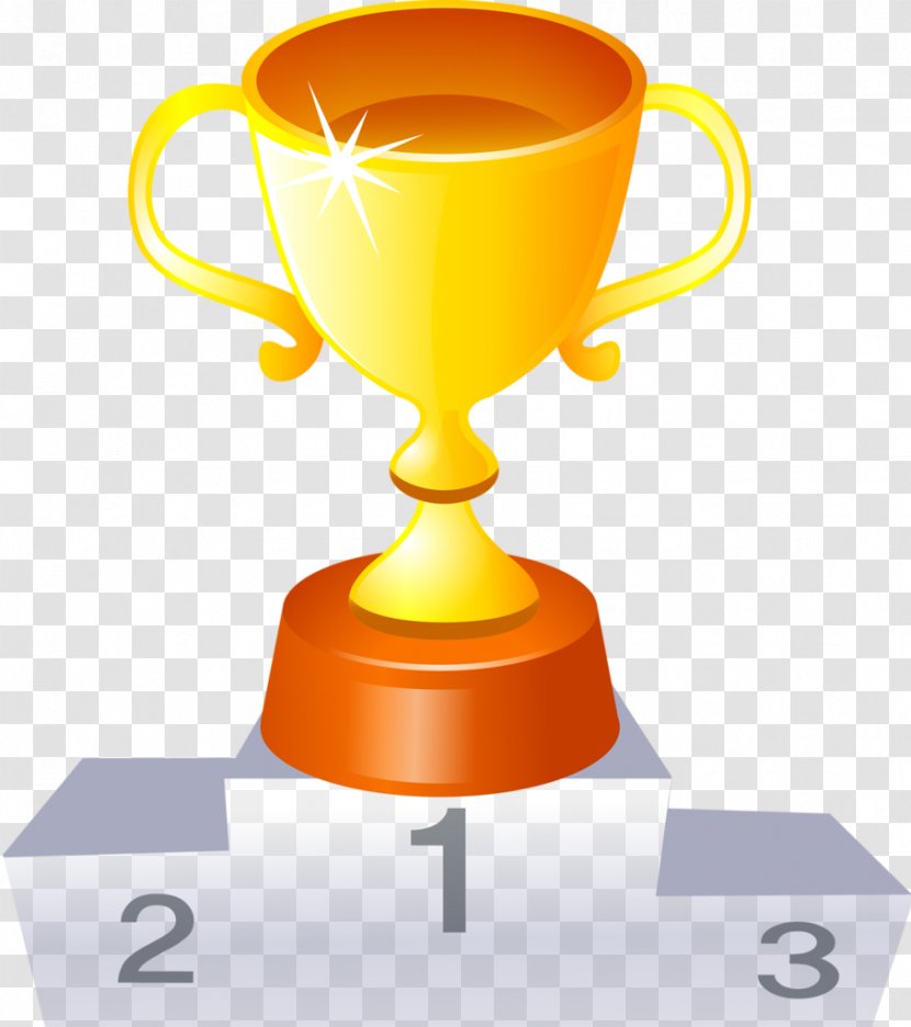 Gold Medal Award Trophy - Yellow - Farmhouse Transparent PNG