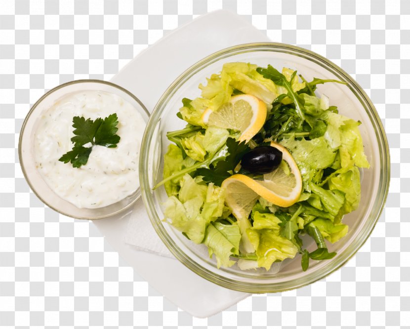 Lettuce Vegetarian Cuisine Side Dish Recipe Salad - Dip Transparent PNG