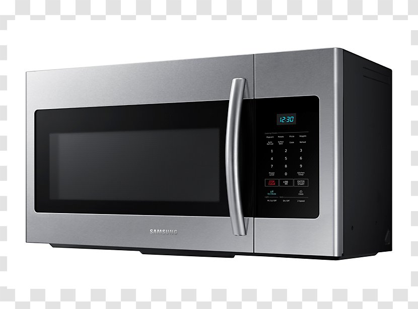 Microwave Ovens Samsung ME16H702 Cubic Foot Cooking Ranges Transparent PNG