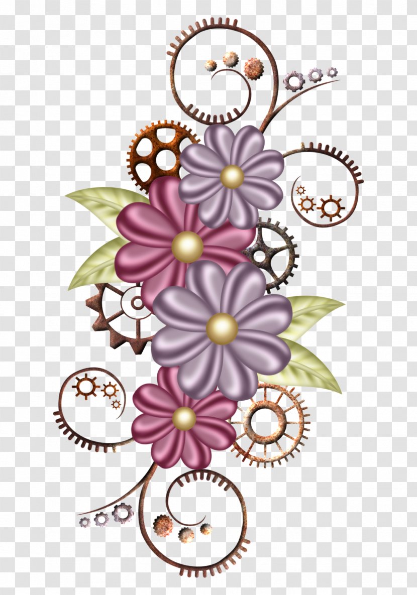 Scrapbooking Border Flowers Clip Art - Petal - Shading Transparent PNG