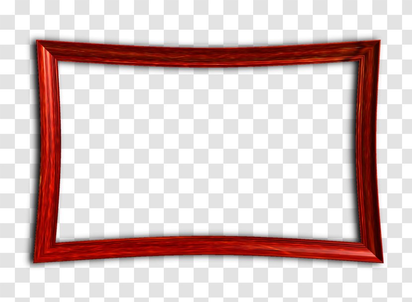 Picture Frames Rectangle - Red - Xu Transparent PNG