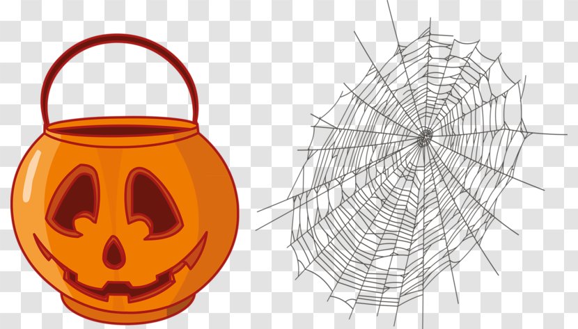 Candy Pumpkin Halloween Clip Art - Skeleton Transparent PNG