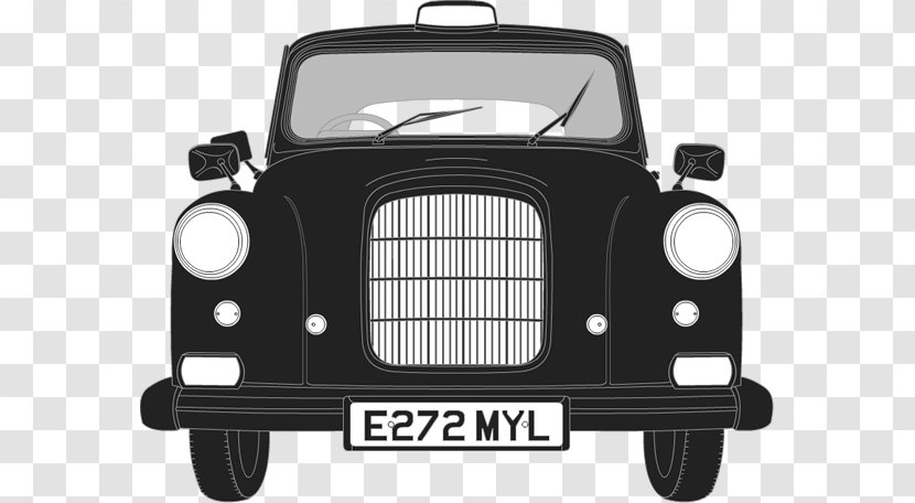 Heathrow Airport Taxi Austin FX4 London Luton Bus - Uber - Cab Transparent PNG