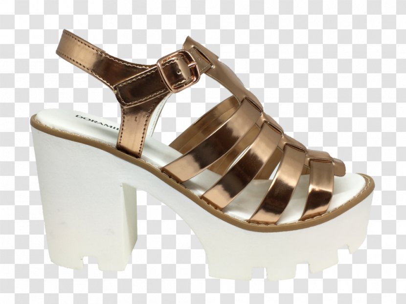 Sandal Shoe Brazil Fashion - Beige Transparent PNG