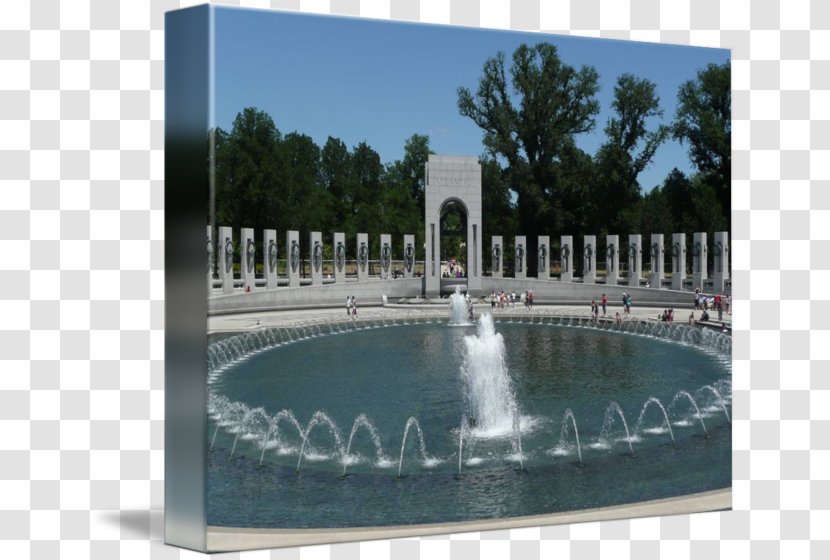 National World War II Memorial Lincoln Reflecting Pool Fountain Water Resources - Two Victims Remembrance Day Transparent PNG