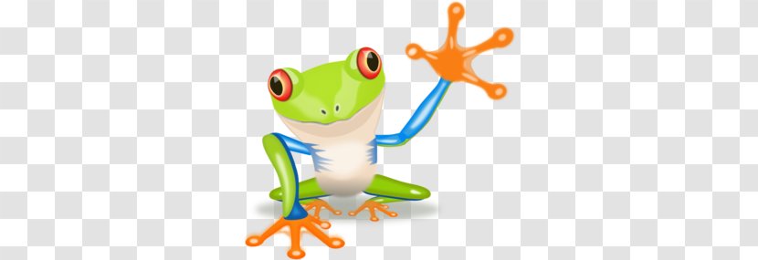 Red-eyed Tree Frog Amphibian Japanese - Toad - Bye Cliparts Transparent PNG