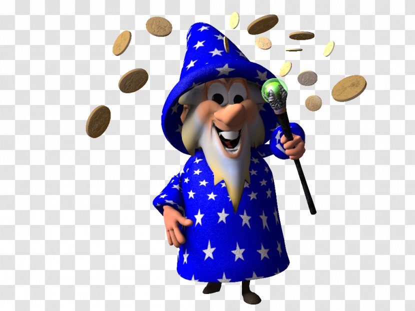 Mascot Headgear Profession - Animated Wizard Transparent PNG