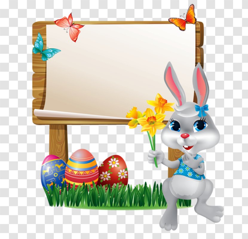 Easter Bunny Background - Animal Figure - Fawn Transparent PNG