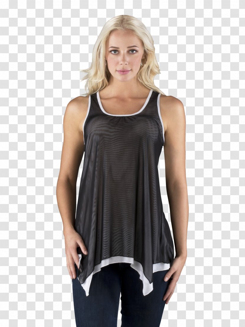 T-shirt Sleeveless Shirt Shoulder Outerwear - Day Dress - Layered Clothing Transparent PNG