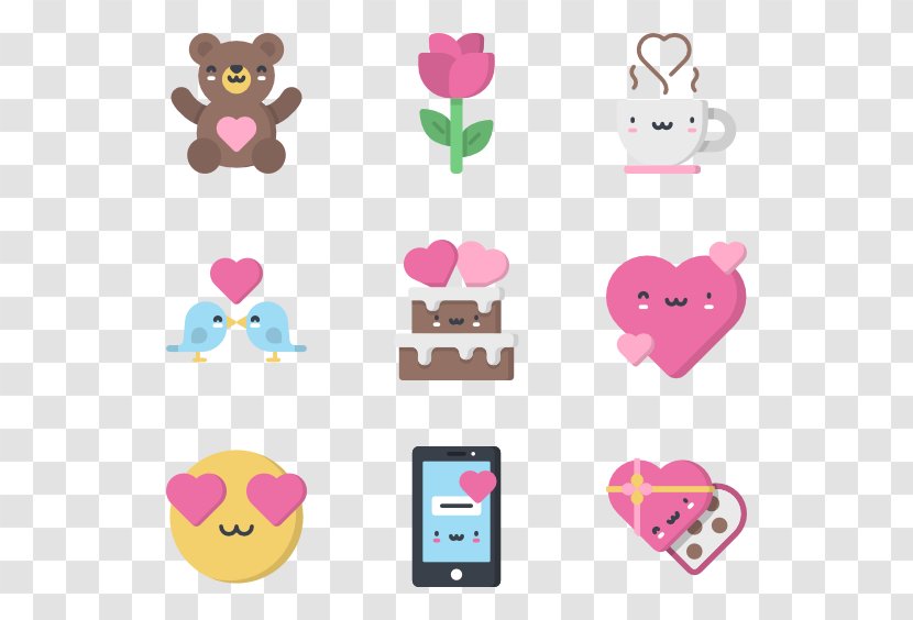 Heart Love Valentine's Day Computer Icons Clip Art - Pink Transparent PNG