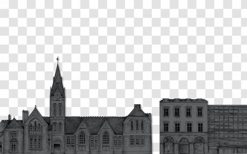 Avignon Building Architecture Black And White Investment - Spire - Office Transparent PNG