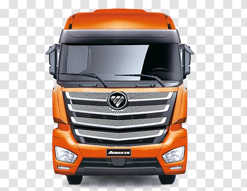 Car Truck Driving Semi-trailer - Motor Vehicle - Orange Big Transparent PNG