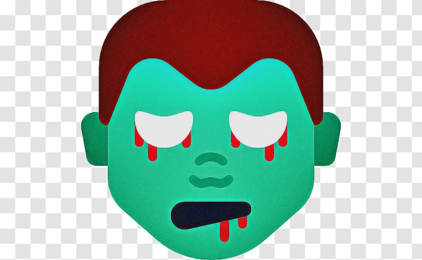 Halloween Cartoon Background - Emoji - Mouth Nose Transparent PNG