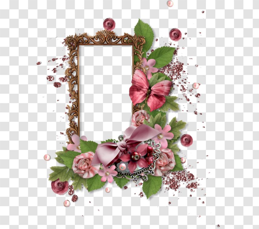 Flower Photography Picture Frames Clip Art - Arranging - Butterfly Frame Transparent PNG