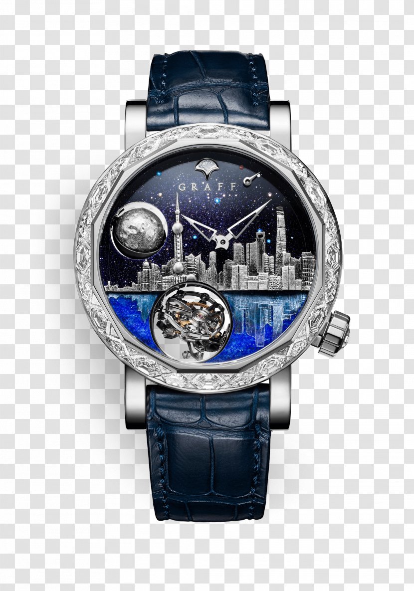 Baselworld Graff Diamonds Watch Samsung Galaxy Gear Tourbillon - Night View Transparent PNG