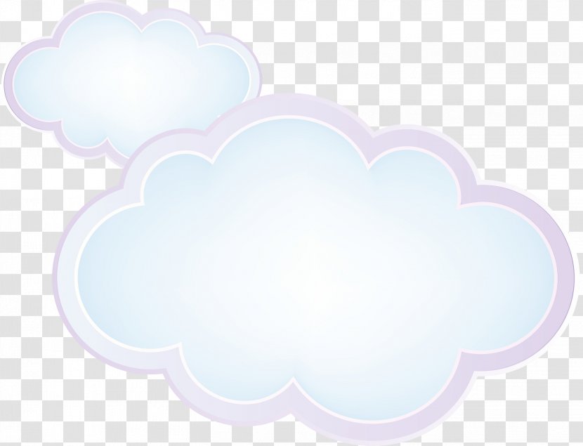 Cartoon Cloud - Cumulus Sticker Transparent PNG