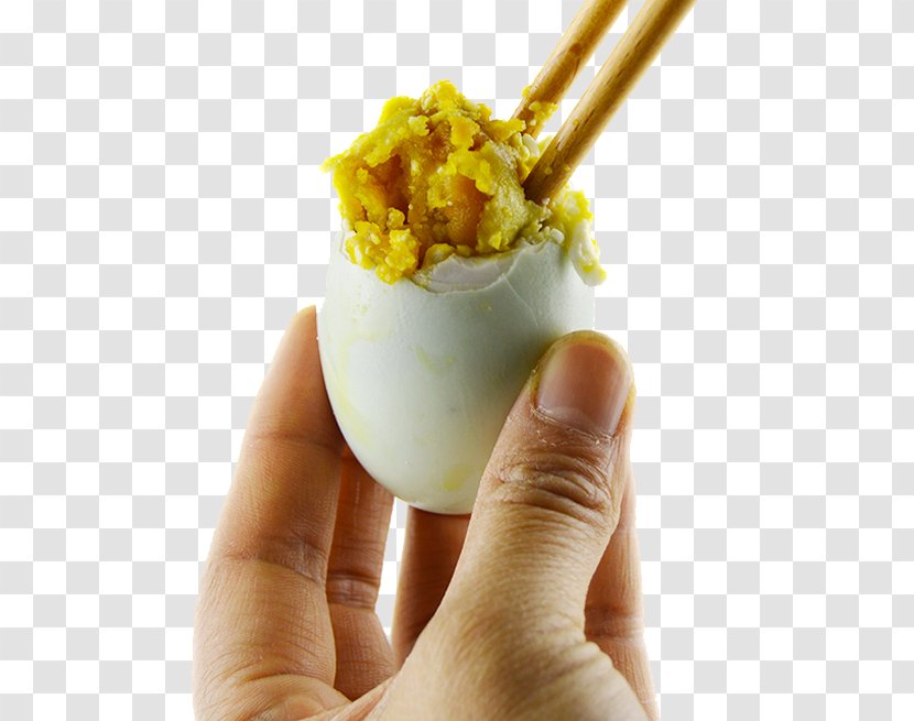 Salted Duck Egg Yolk - Pickling - Chopsticks Pick Out The Transparent PNG